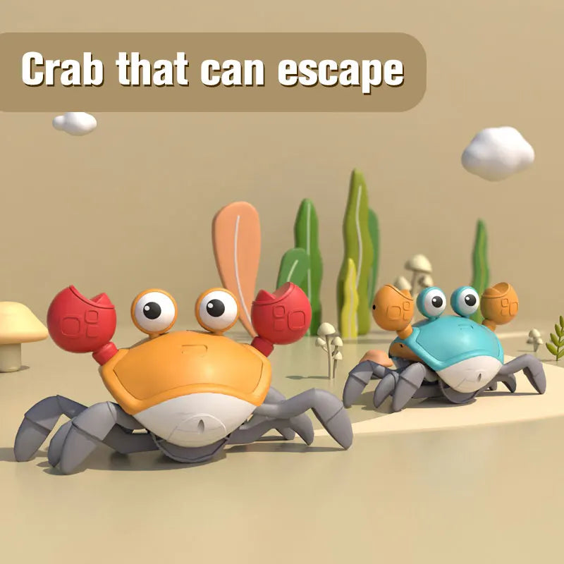 Danse et évasion du crabe, crabe rampant magique, jouet interactif pour bébé