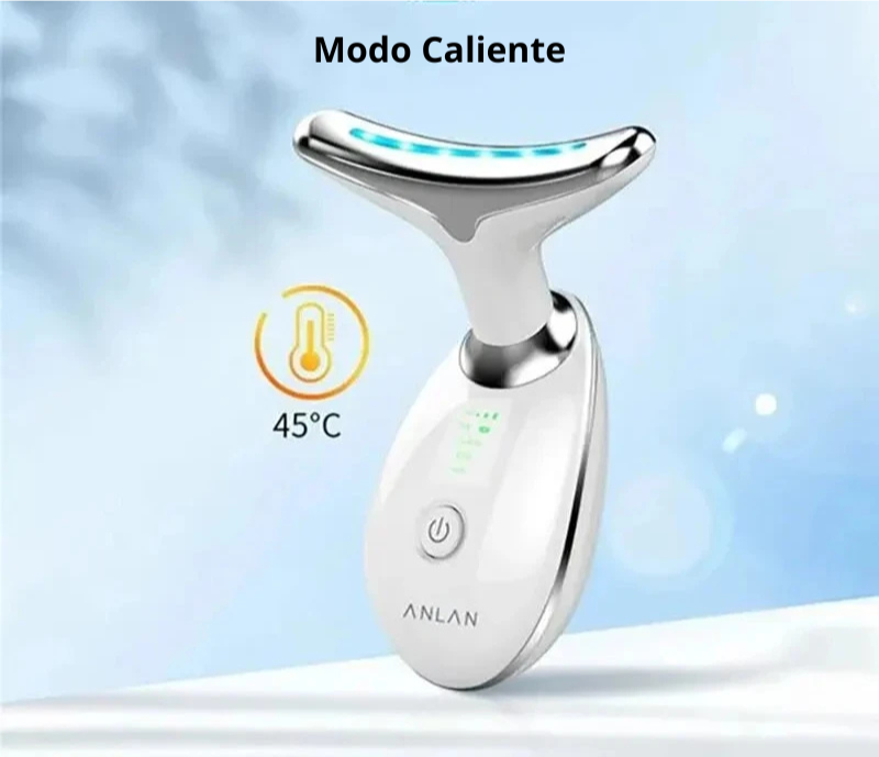 Facial massager to firm the skin of the face and neck.