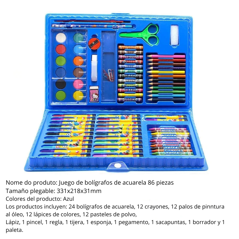 Estuche de Pintura para Niños