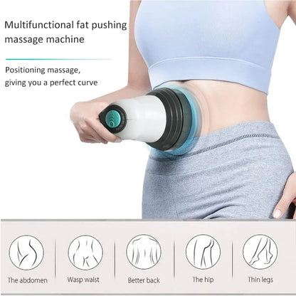 Electric Body Slimming Massager Handheld Infrared Massage Anti Cellulite Massager for Arm Leg Hip Belly Fat Remover