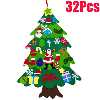 ¡El Árbol de Navidad de Fieltro que Enamora a Niños y Padres!