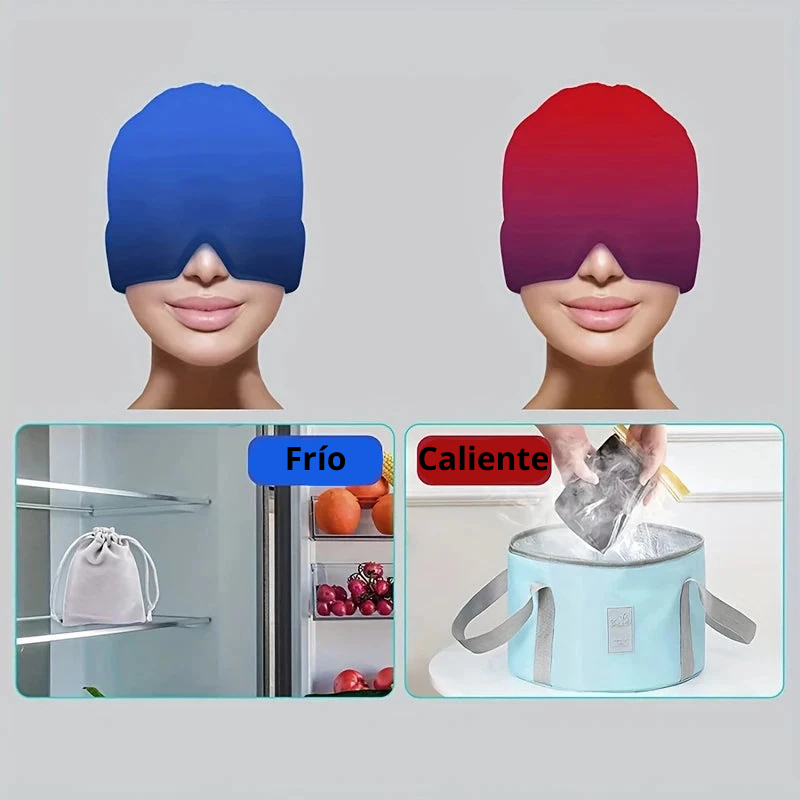 Gorro para Aliviar el dolor de cabeza y migraña