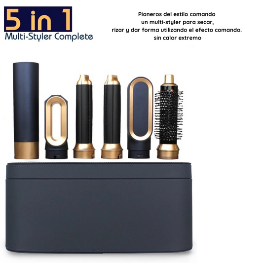 Moldelador Multi Hair Styler 5 en 1, Secador, Plancha, Ondas Para El Cabello.